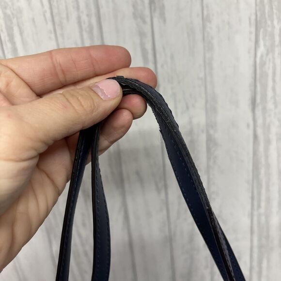 Womens Michael Kors Signature Navy Small Tote - Picture 9 of 13